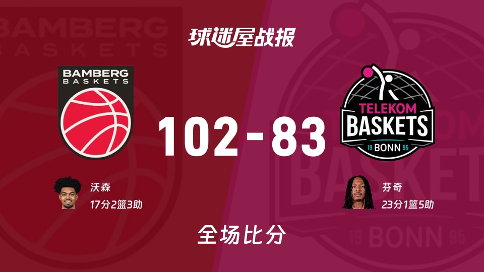 德篮甲保罗沙vs特力康战报：102-83，沃森17+2+3