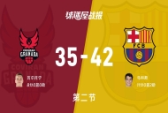 西篮甲常规赛:次节战罢,巴塞罗那以42-35领先格拉纳达,马科斯11+2