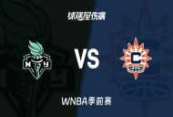 【WNBA季前赛】自由人vs阳光伤病名单最新(2026年05月04日)