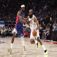 5月14日讯，NBA东部季后赛天王山之战，骑士在客场通过加时以117-113击败活塞，大比分3-2领...