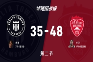 汉堡vs维尔茨堡奥利弗:半场战罢,汉堡35-48维尔茨堡奥利弗,卡尔得到17分