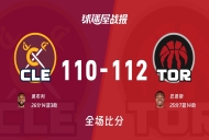 NBA骑士vs猛龙战报:110-112,巴恩斯25+7+14