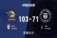 德篮甲罗斯托克vs汉堡战报:103-71,科伦达6+2+1