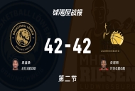 布伦瑞克vs路德维希堡:第二节完,布伦瑞克42-42路德维希堡,史密斯得到11分