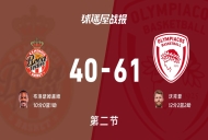 欧篮联1/4决赛:次节战罢,奥林匹亚科斯以61-40领先摩纳哥,沃克普12+2+2
