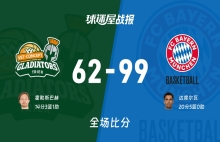 德篮甲特里尔vs拜仁慕尼黑战报：62-99，达席尔瓦20+5
