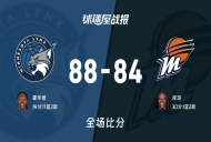 WNBA常规赛：霍华德14+11+2，山猫以88-84战胜水星